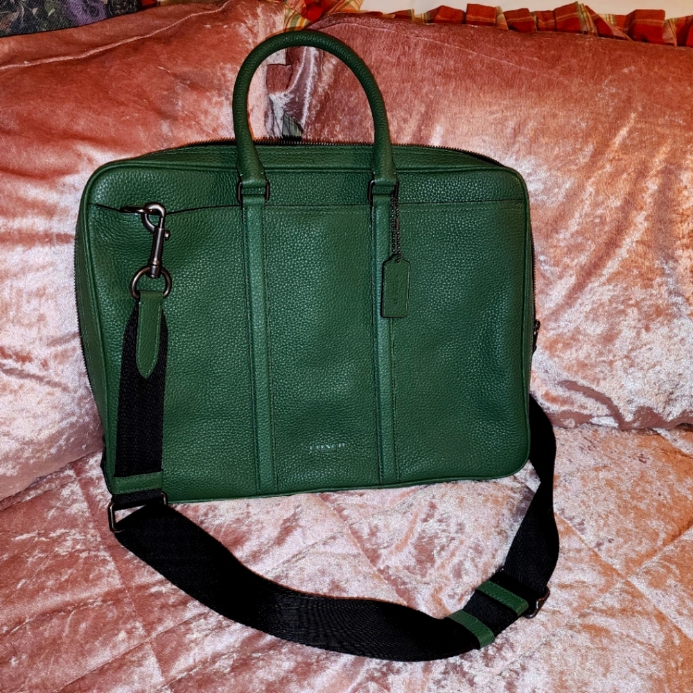 Coach Leather Laptop Bag (NWT)